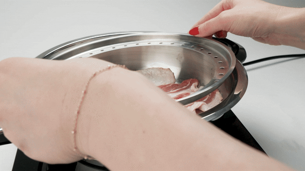 Chiên rán không bắn dầu